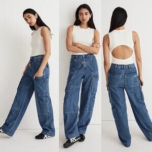 Madewell x Molly Dickson Cargo Jeans